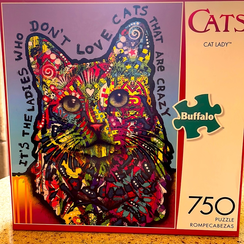 Cobble Hill and Buffalo Puzzles Never opened.Hand given amazon gift, no receipt.